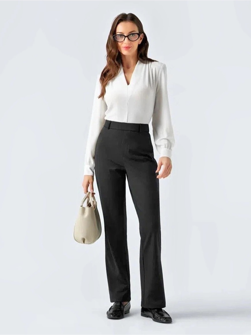 Women's Black Straight Leg Pants